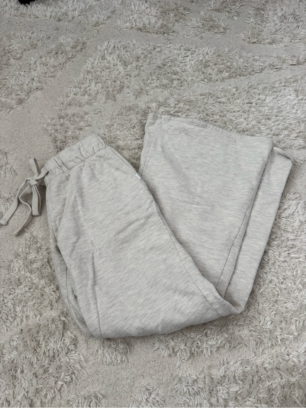 Urban Outfitters Light Gray Wide-Leg Sweatpants